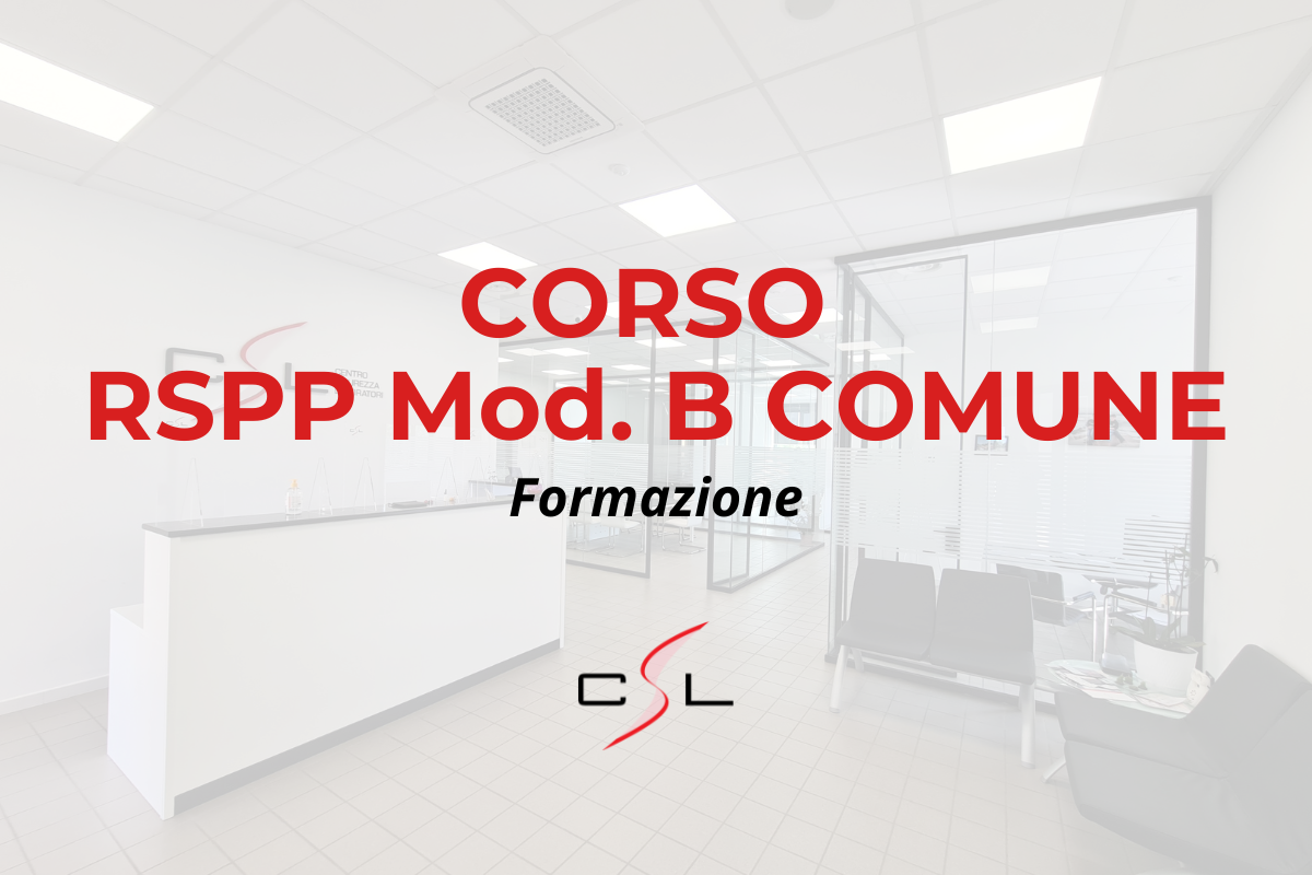 CORSO RSPP MODULO B COMUNE