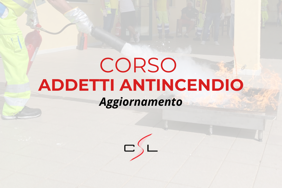 CORSO AGGIORNAMENTO ADDETTI ANTINCENDIO