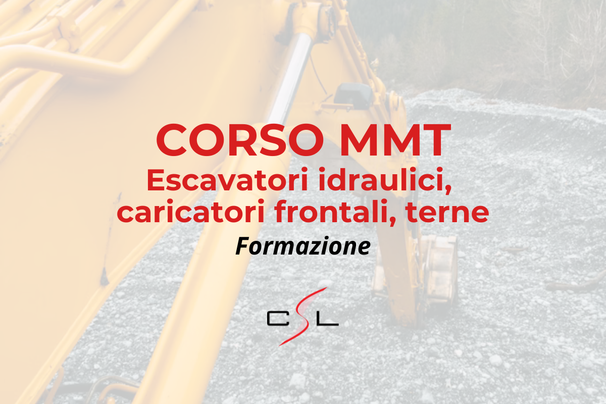 corso macchine movimento terra